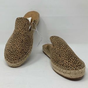Womens Clara Leopard Mules Universal Thread Brown